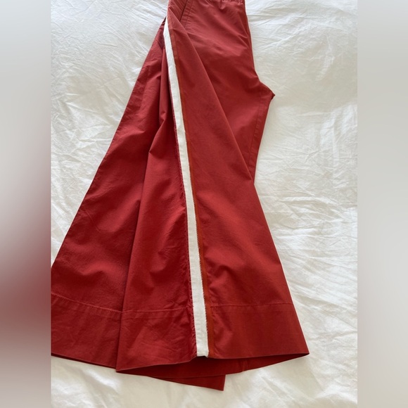 Rosso35 | Women’s SZ 42 (US S-M) Wide Leg Crop Pant | Side Stripe - Picture 9 of 9